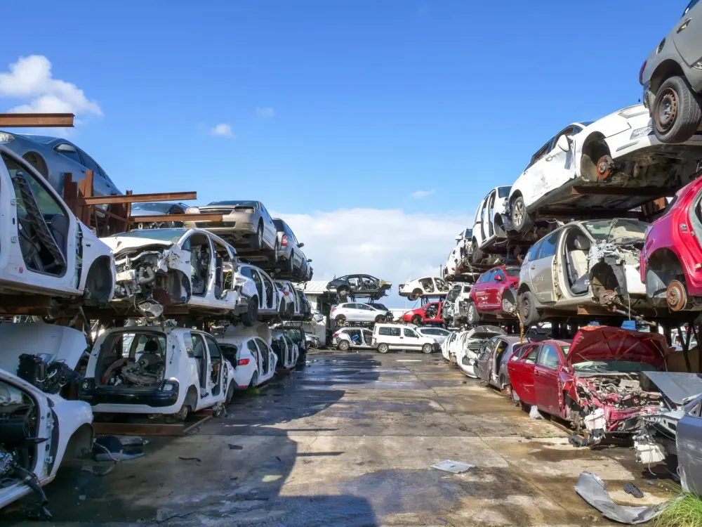 Déchets fers près de Huriel
